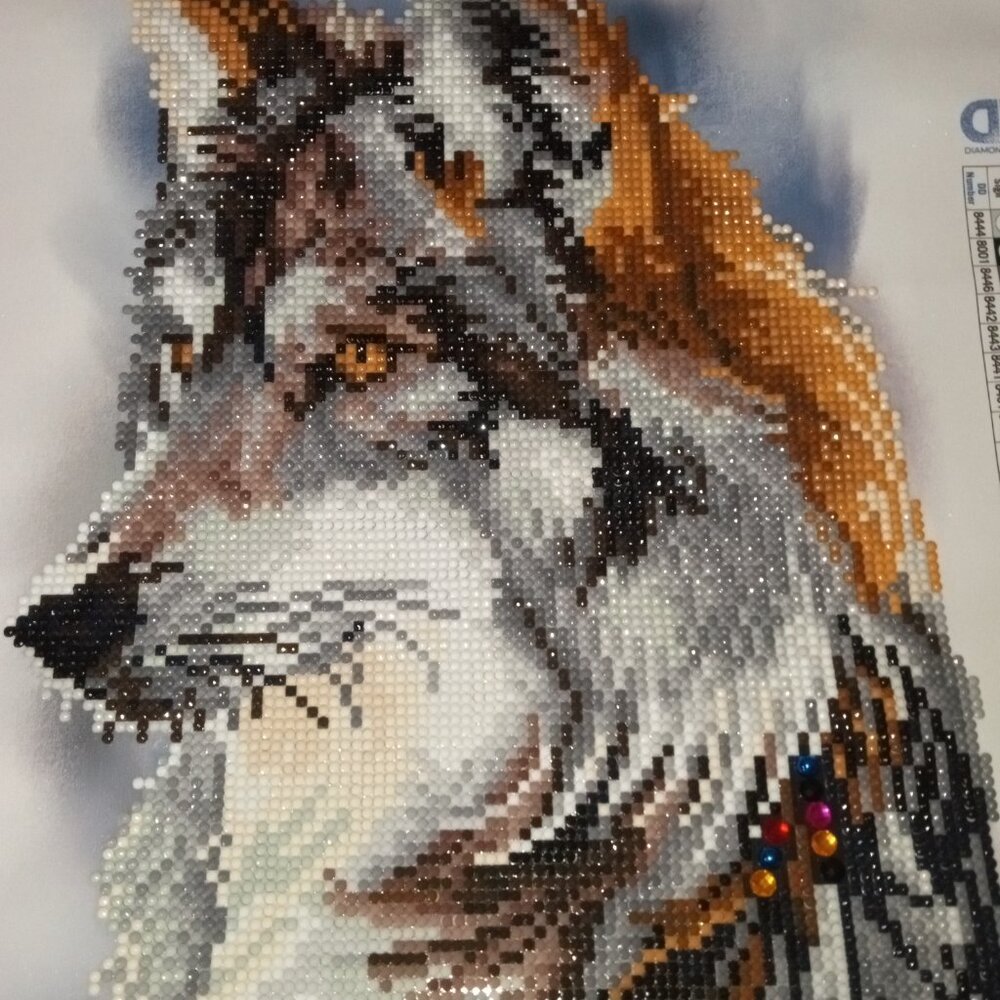 Finished diamond painting